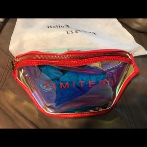 Red limited hologram Fanny pack